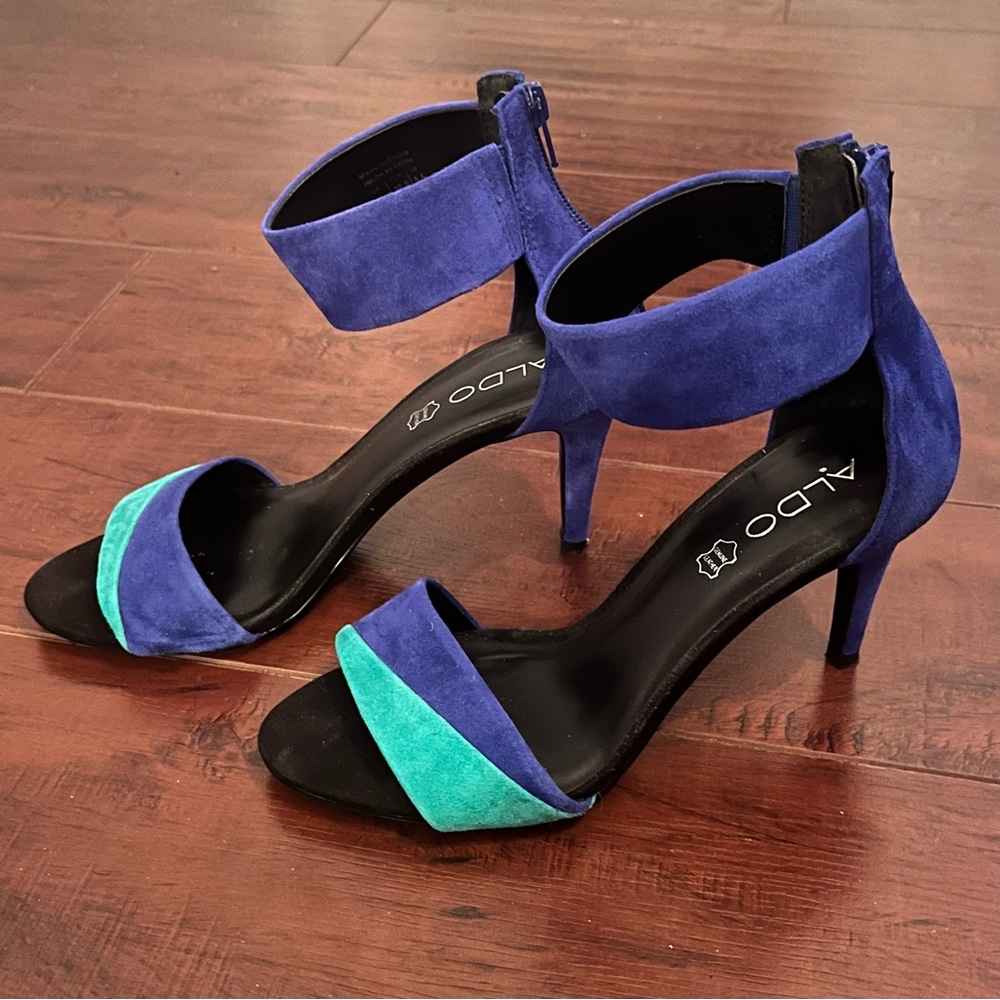 Aldo Two Colors Heeled Sandals
